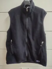 パタゴニア フリース ベスト ブラック (最終割引)