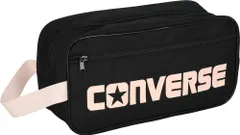 コンバース CONVERSE シューズケース M  バスケ バスケット ミニバス 靴入れ シューズ入れ ボール入れ 収納 バッシュ ケース ポーチ 小物入れ 部活 学校 ジム トレーニング  C2351097 1961 ブラック×Pピンク