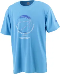 コンバース CONVERSE バスケット プリントTシャツ メンズ トップス 半袖 Tシャツ ラバープリント 吸汗 速乾 バスケ 部活 練習 トレーニング 新入部員 プラクティス 合宿 遠征 ジム 男性  CB231368 2200 スカイブルー