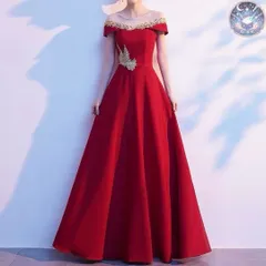 新品 未使用 レディース ウェディングドレス フォーマルドレス パーティードレス お花のデザインが可愛い シンプルオシャレなイブニングドレス