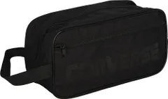 コンバース CONVERSE シューズケース M  バスケ バスケット ミニバス 靴入れ シューズ入れ ボール入れ 収納 バッシュ ケース ポーチ 小物入れ 部活 学校 ジム トレーニング  C2351097 1919 ブラック×ブラック