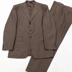 Paul Smith COLLECTION Ermenegildo Zegna　ポールスミス　エルメネジルドゼニア　スーツ　セットアップ　2点セット　テーラード　ウール　ブラウン　メンズ　XL　b00219