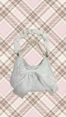 (本日限定)パール レースシャーリング ショルダーバッグ