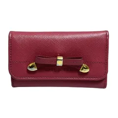 PRADA(プラダ) キーケース - 1M0222 ピンク 6連フック/リボン レザー