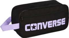 コンバース CONVERSE シューズケース M  バスケ バスケット ミニバス 靴入れ シューズ入れ ボール入れ 収納 バッシュ ケース ポーチ 小物入れ 部活 学校 ジム トレーニング  C2351097 1971 ブラック×Pパープ