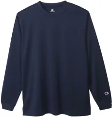 チャンピオン Champion ロングスリーブTシャツ メンズ C3-XS491 ロングTシャツ メンズ トップス カットソー 部活 イベント チーム トレーニング ロンT ロングスリーブ  C3XS491 370 ネイビー