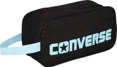 コンバース CONVERSE シューズケース M  バスケ バスケット ミニバス 靴入れ シューズ入れ ボール入れ 収納 バッシュ ケース ポーチ 小物入れ 部活 学校 ジム トレーニング  C2351097 1921 ブラック×Pブルー