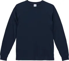 ユナイテッドアスレ UnitedAthle 4.4 オンス ドライスムース リサイクルポリエステル ロングスリーブ T シャツ  570901 86 ネイビー