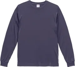 ユナイテッドアスレ UnitedAthle 4.4 オンス ドライスムース リサイクルポリエステル ロングスリーブ T シャツ  570901 943 グレイッシュパープル