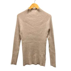 センスオブプレイス バイ アーバンリサーチ Sense of Place by Urban Research ニット セーター タートルネック リブ ラグランスリーブ 無地 長袖 free ベージュ 