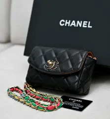 シャネル ラムスキン ミニ トレンド CCチェーンバッグ