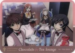 [중고] 캐릭터 카드 [단품] 집합 클리어 카드 [코드 기어스 반역의 루루슈 × animatecafe Chocolate & Tea lounge 초콜릿 & 티 라운지 선물 상자] 동봉품