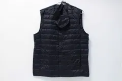 UNIQLO ユニクロ ウルトラライトダウン ダウンベスト Lサイズ ブラック系 千鳥格子 1-M127/1/060