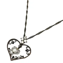 Samantha Tiara(サマンサ ティアラ) ネックレス - シルバー×クリア ハート