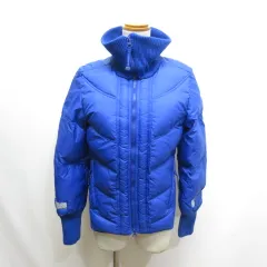 アディダス バイ ステラマッカートニー adidas by Stella McCartney 中綿 ジャケット ブルゾン 085 ブルー ダブルジップ アウター ナイロン ☆AA★のサムネイル