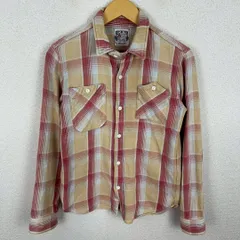 00s STIFF スティッフ ネルシャツ チェック柄 ベージュ Small メンズ 古着 アメカジ ストリートのサムネイル
