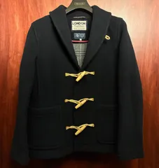 MADE IN ENGLAND製 The DUFFER of ST.GEORGE × LONDON Tradition ショートダッフルコート ネイビー Mサイズ