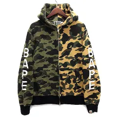 aape ファーパーカー A BATHING APE(アベイシングエイプ) / ファー付きジップパーカー/XS