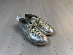 オニツカタイガー メキシコ 66 シルバー スニーカー 255 サイズ