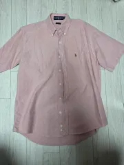 ポロラルフローレン オックスフォード半袖シャツ L