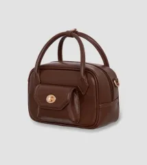 新品) ベルベット クロットバッグ DARK BROWN トートバッグ 219 000) val