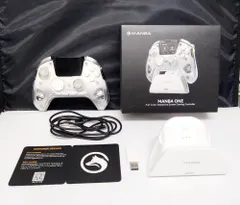 T【HY】【動作品】MANBA Switch PC スマホ ディスプレイ付き コントローラー Manba One V2 クリアホワイト[送料無料(一部地域を除く)]