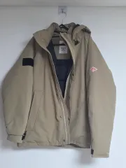 DANTON (ダントン) フード ダウン ダウンベスト ベージュ 25fw