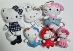 ハローキティ キーホルダー ぬいぐるみ 顔 ポーチ 6個 まとめ