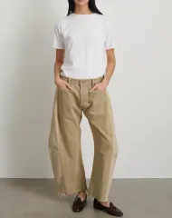 Levis B SIDES ベージュ ワイド デニム パンツ