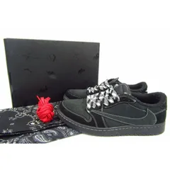 NIKE×Travis Scott　 ナイキ×トラヴィス スコット AIR JORDAN1 LOW OG SP BLACK PHANTOM　DM7866-001 スニーカー SIZE:28.0cm★SH8423