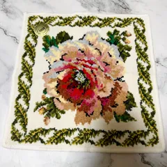 フェイラー FEILER タオルハンカチ ハンカチ ホワイト 花柄 お花 シェニール織