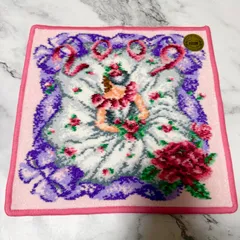 フェイラー FEILER タオルハンカチ ハンカチ ピンク 2009 限定 新品未使用 シェニール織