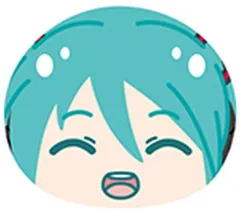 【中古】ぬいぐるみマスコット・ぬいぐるみバッジ 初音ミク(にこっ) 「ボーカロイド 初音ミク おまんじゅうにぎにぎマスコット」