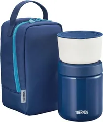 【送料無料】サーモス 真空断熱スープランチセット 300ml ネイビー JBY-551 NVY