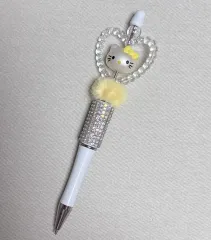 黄色 ハローキティ ボールペン デコレーション