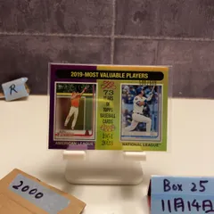 2019 Topps Heritage Mike Trout Cody Bellinger 500/699 Los Angeles Angels Los Angeles Dodgers Most Valuable Players Refractor カード