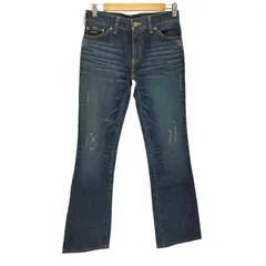 バーバリーブラックレーベル BURBERRY BLACK LABEL ダメージ加工 デニムパンツ メンズ  70