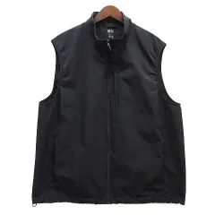 ユニクロ UNIQLO ウィンドプルーフ ベスト ブラック 黒 XL 476521