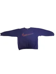 ヴィンテージ 90s オールド NIKE ビックロゴ スウッシュ クルーネック スウェット XL