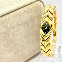 新品電池 SEIKO ヘキサゴン ローマン ブレスウォッチ ゴールド 3針 QS