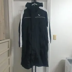 23年型 PUMA プーマ ダウンジャケット ロング丈 ブラック L 100