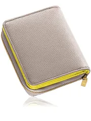 【新品】[ムラ] 強くて可愛いサフィアーノ。本革バイカラーミニ財布 レディース 2つ折り財布 ゴートレザー スキミング防止 コンパクト 2347ffcf