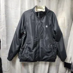 ジーフォア ゴルフ 黒色 リバーシブル ダウン アウター M