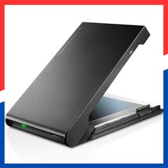[Immediate Shipping] Logitec HDD SSD Case 2.5-inch USB 3.2 Gen1 with HDD Copy Software, Black LGB-PBSU3S