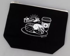 [중고] 가방 도넛 무늬 파우치 [쿠로코의 농구 × 난자 타운 Donuts Collection Ver. Aomine]