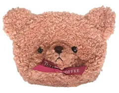 【中古】バッグ ベアフル フェイスポーチ(ブラウン) 「タリーズコーヒー×キャセリーニ」