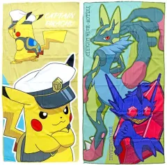 【中古】タオル・手ぬぐい 全2種セット ビッグマイクロファイバータオル 「ポケットモンスター」