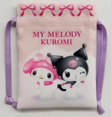 【中古】バッグ マイメロディ＆クロミ 全身 豆巾着 パステルドリームランド 「サンリオキャラクターズ」
