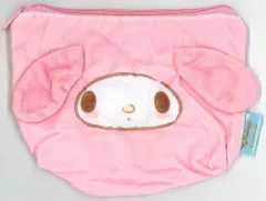 【中古】バッグ マイメロディ 「サンリオキャラクターズ ふわふわFACE台形ポーチ」