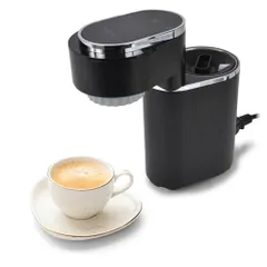 THANKO 小型エスプレッソメーカー ミニバリ ESPR25HBK エスプレッソマシン 家庭用 小型 コーヒー 1杯 一人分 カプチーノ` 453b2432